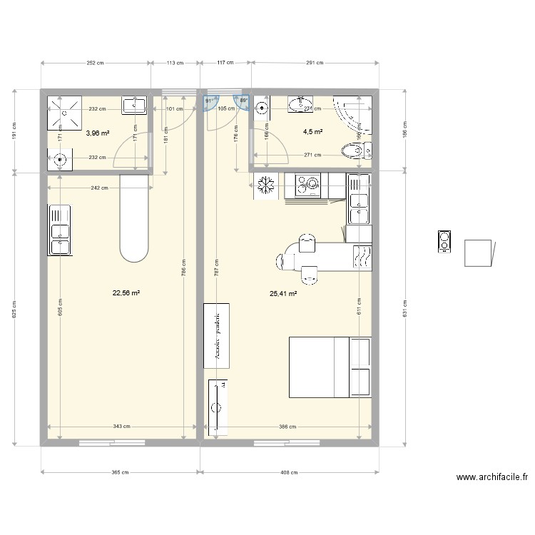 B103 B104 IMMEUBLE IAORA 2. Plan de 0 pièce et 0 m2