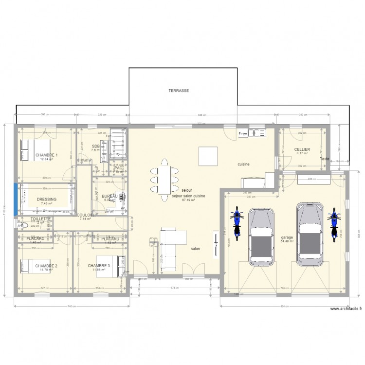 plan maison. Plan de 0 pièce et 0 m2