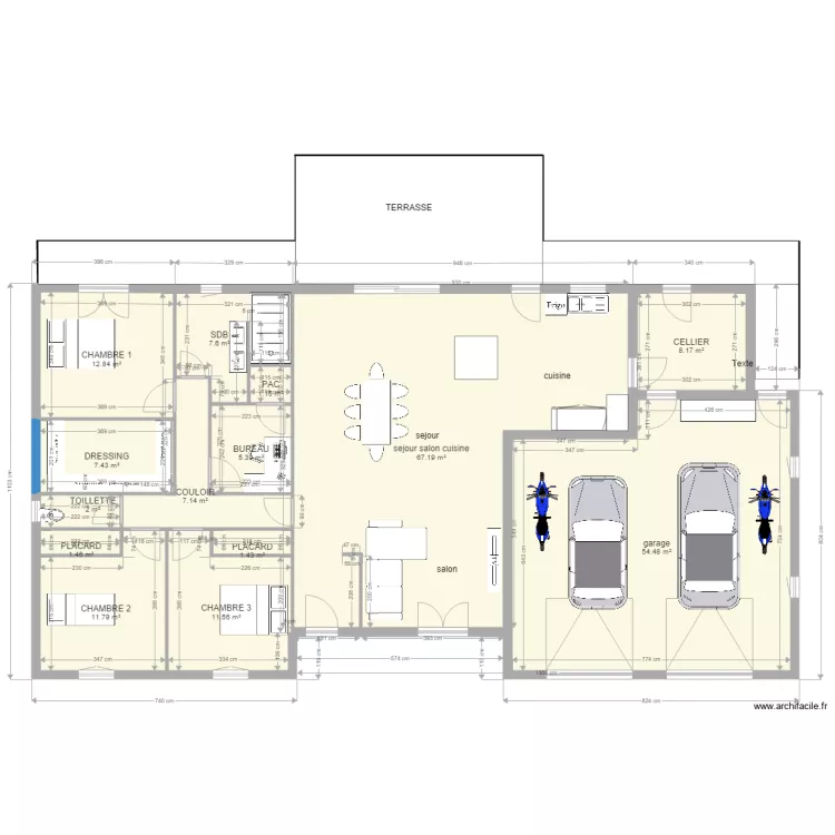 plan maison. Plan de 