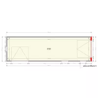 vue de dessus du garage 