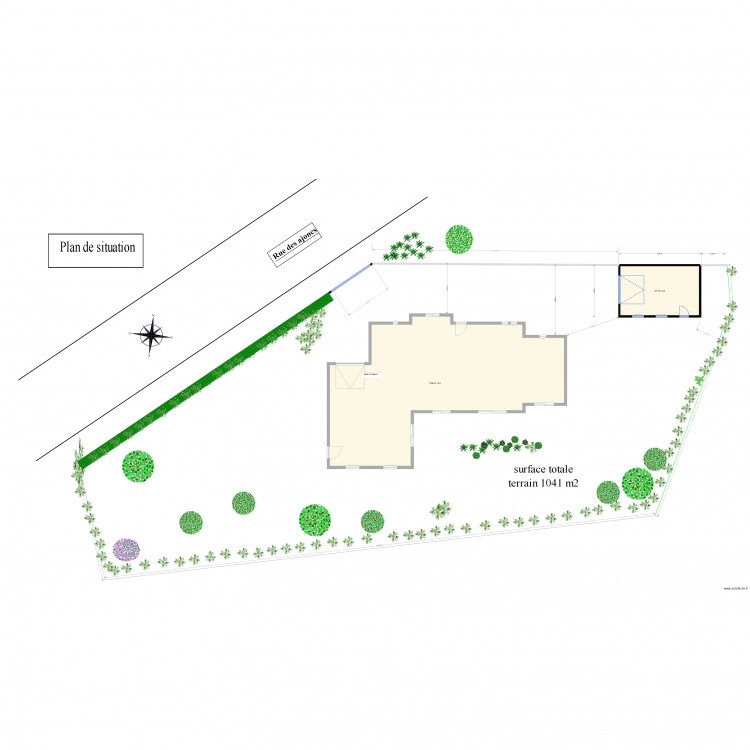 Plan situation 4 . Plan de 0 pièce et 0 m2