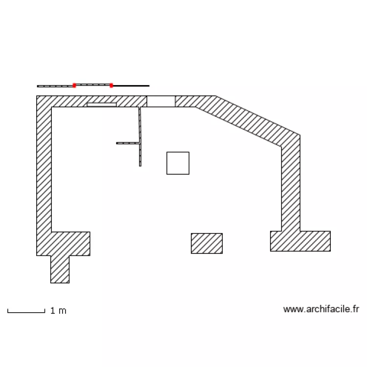 Cuisine Nantes vide 2. Plan de 