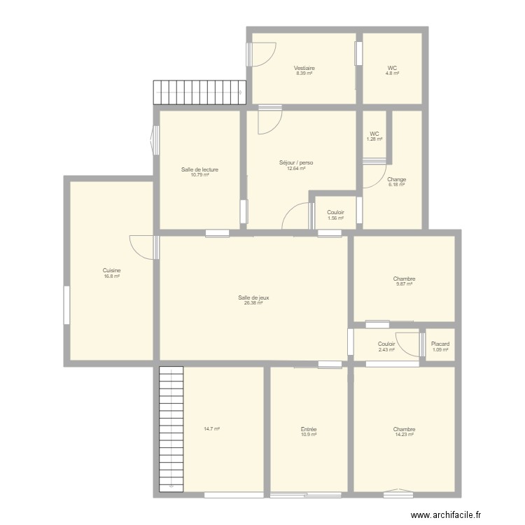 micro créche. Plan de 0 pièce et 0 m2