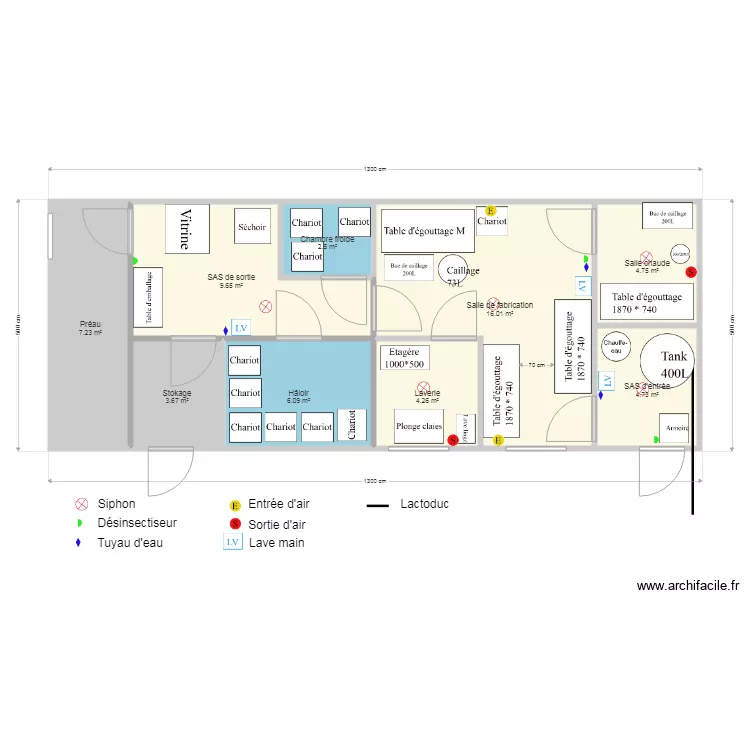 Gillet v2 bis. Plan de 
