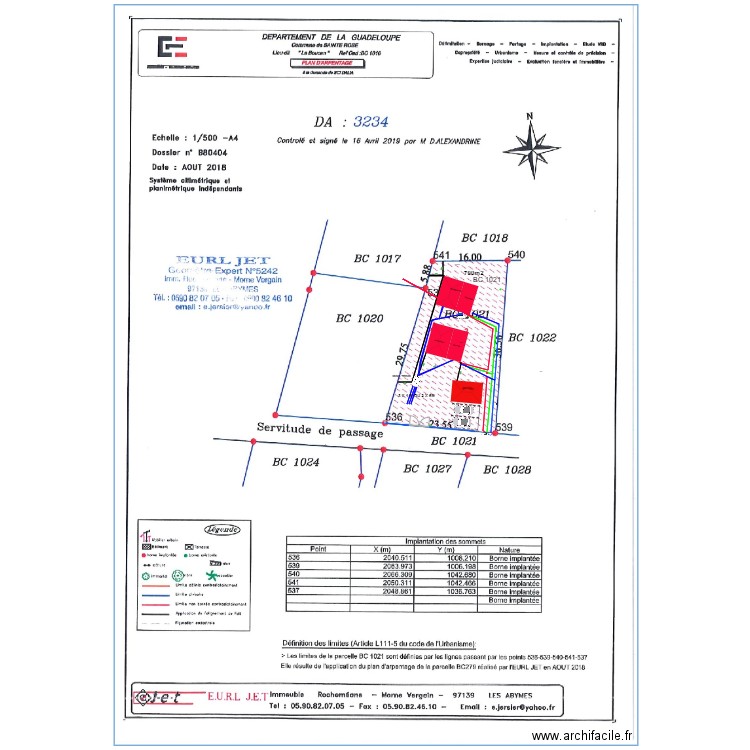 plan de masse nouveau 1. Plan de 0 pièce et 0 m2