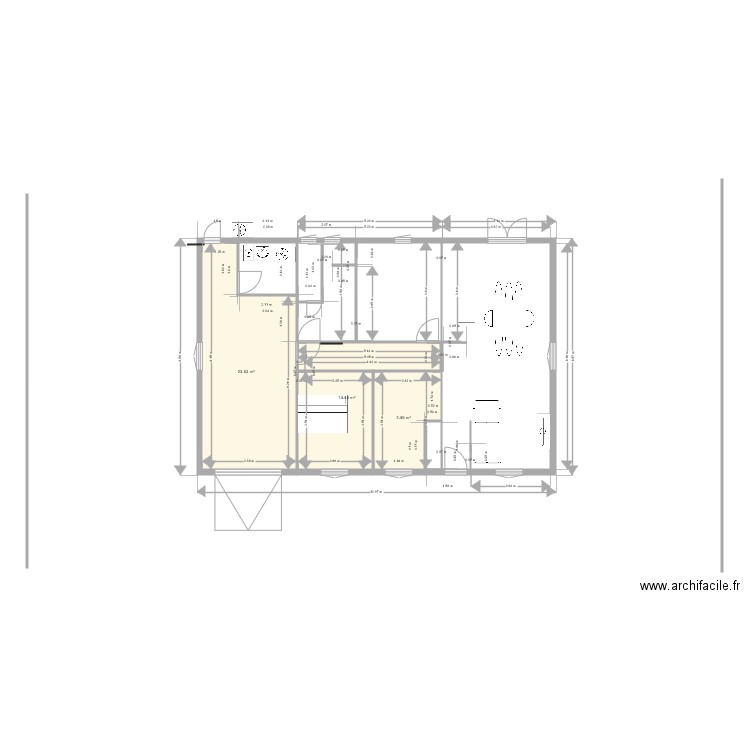 plan maison. Plan de 0 pièce et 0 m2