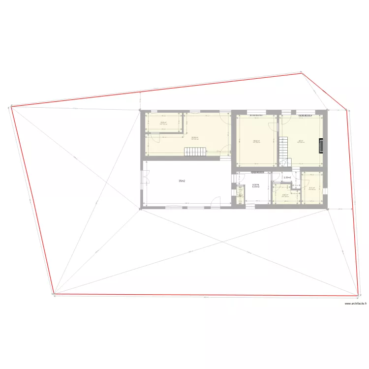plan terrain. Plan de 