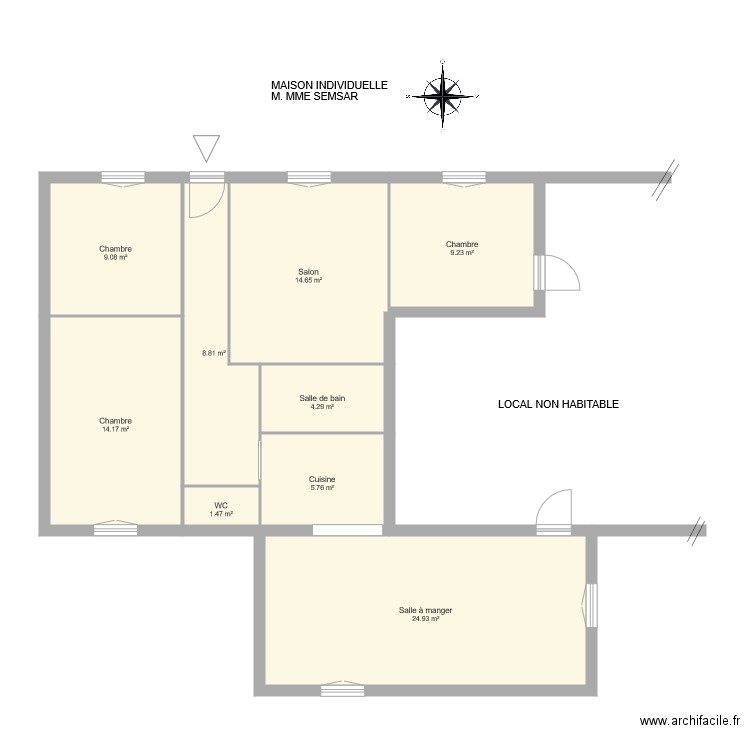 SEMSAR. Plan de 0 pièce et 0 m2