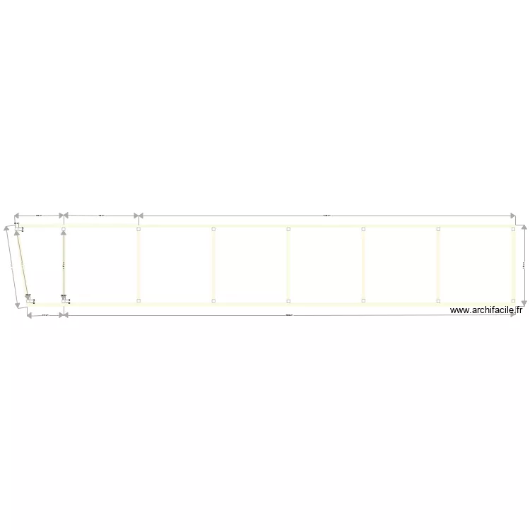 carport ZANA. Plan de 