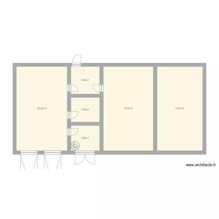 garage. Plan de garage. Plan de