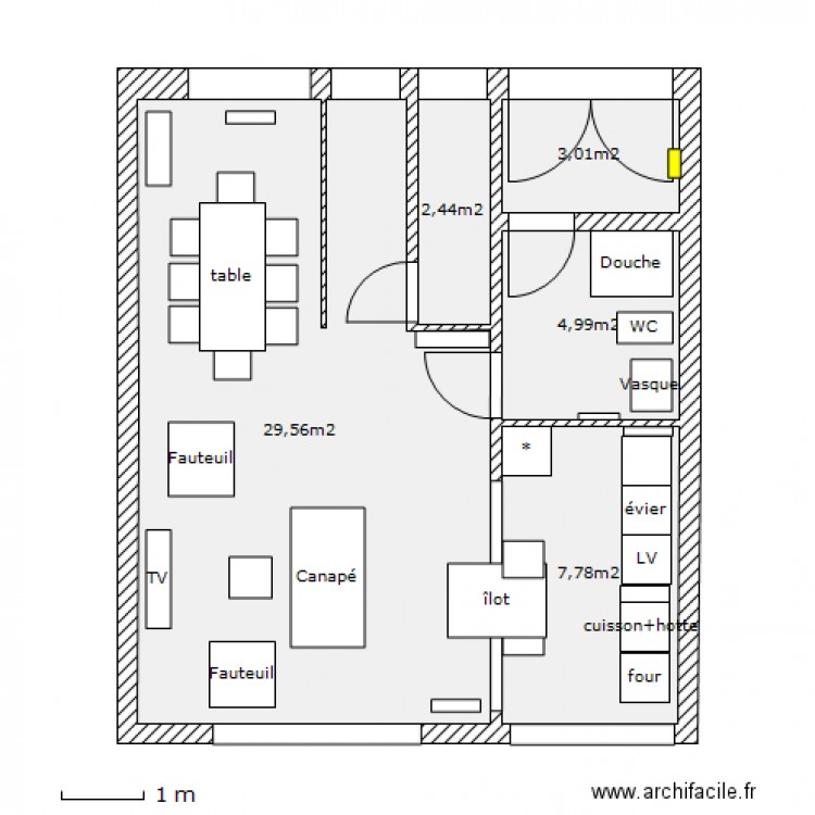 RC_Projet_surfaces. Plan de 0 pièce et 0 m2