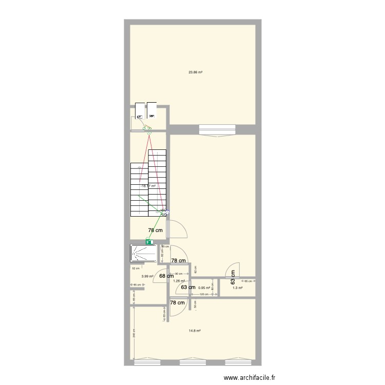 Tabellion 2e étage Communs Elec. Plan de 0 pièce et 0 m2