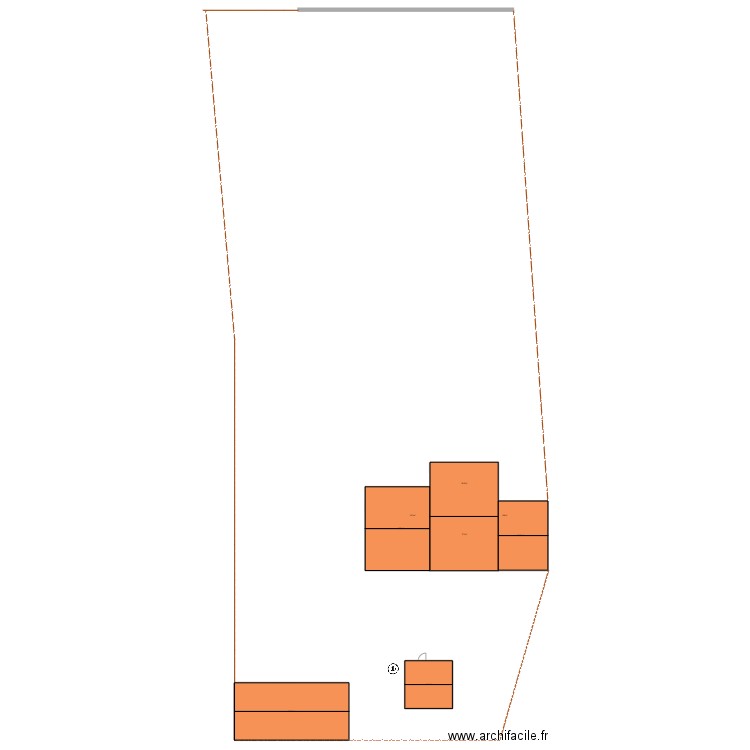 maison. Plan de 8 pièces et 212 m2