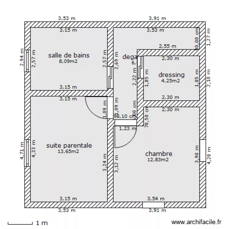 etage. Plan de 