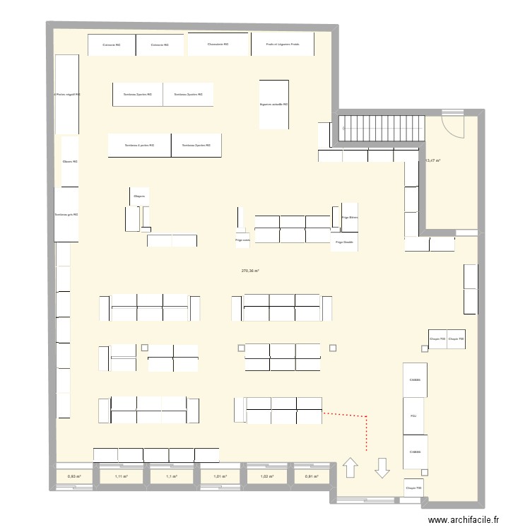 Ravine Glissante Complet. Plan de 8 pièces et 290 m2