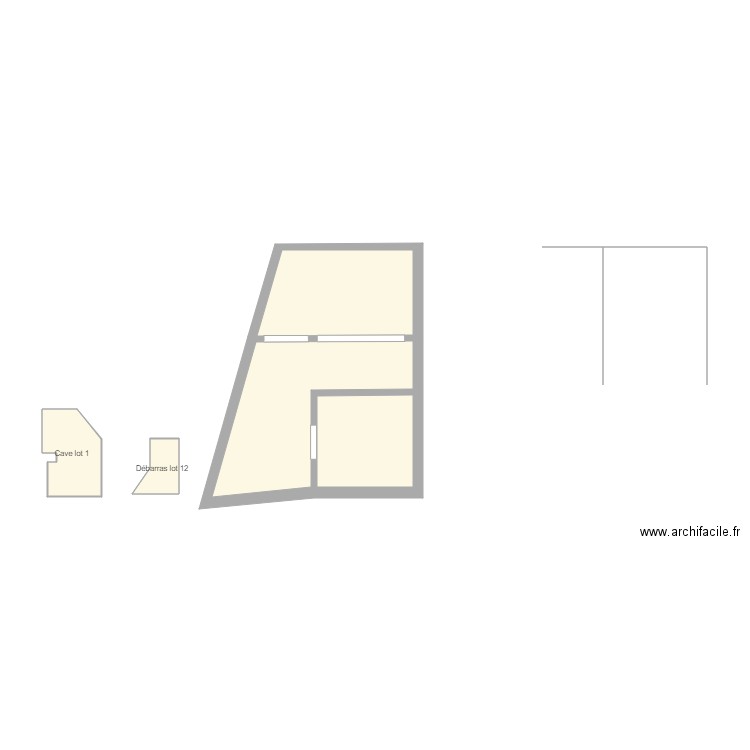 DAUPHINE. Plan de 0 pièce et 0 m2