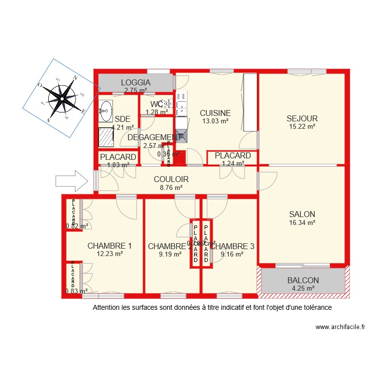 BI 6221 ouafae . Plan de 0 pièce et 0 m2