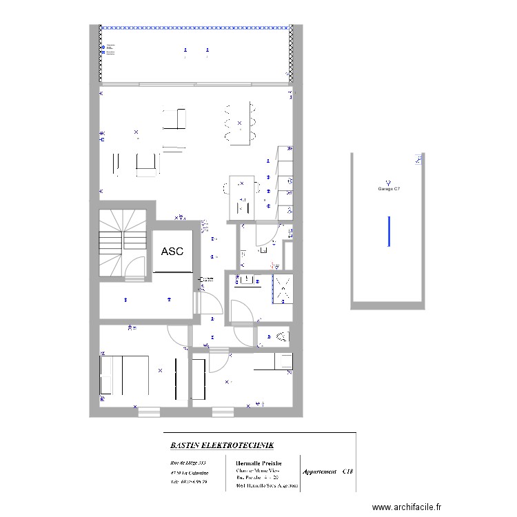 Appartement C18 . Plan de 0 pièce et 0 m2