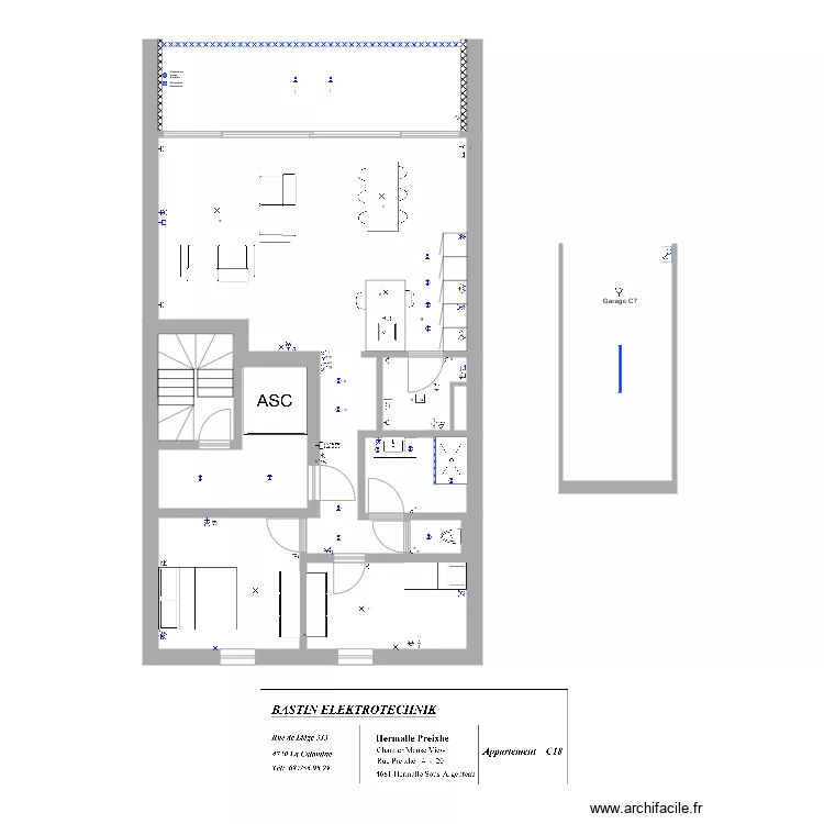 Appartement C18 . Plan de Appartement C18 . Plan de