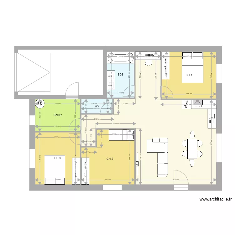 LORIE G 80 9ML DE LARGE V6. Plan de 