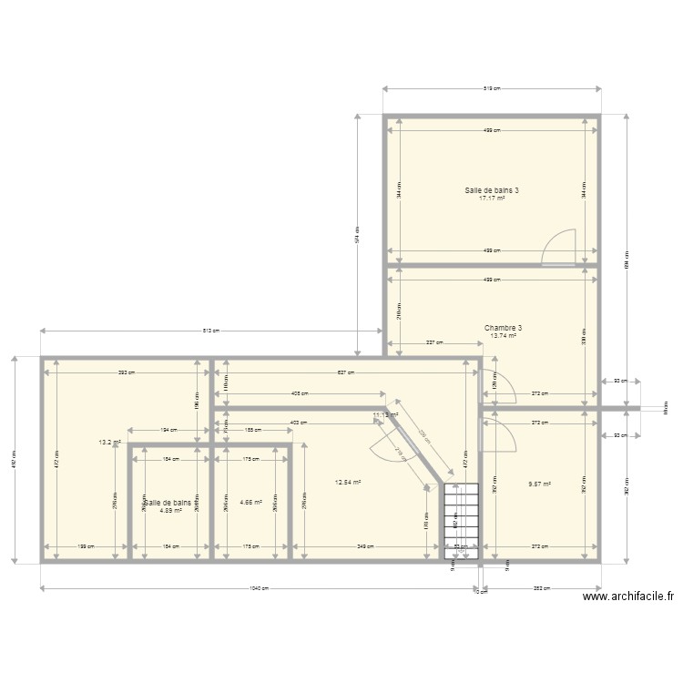 Nico étage 3. Plan de 0 pièce et 0 m2