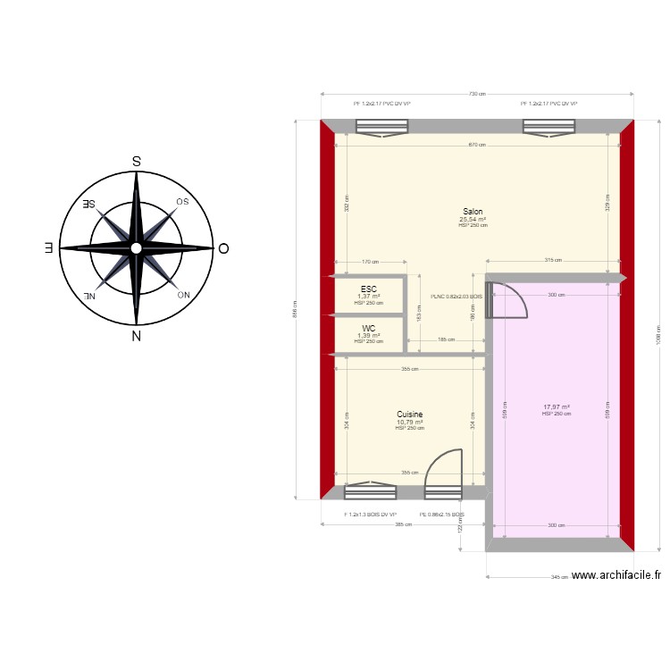 TREIL BRUNO maison 3. Plan de 13 pièces et 114 m2