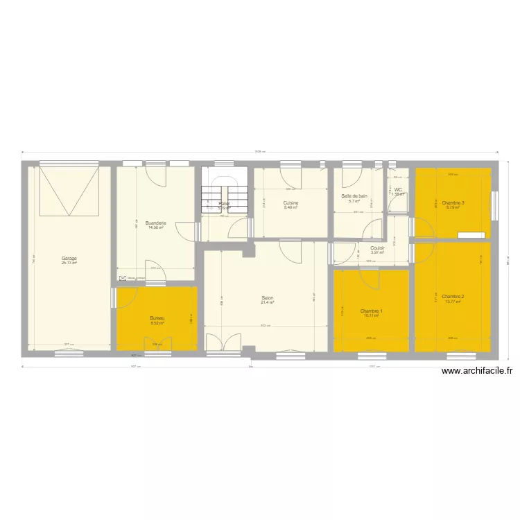 Chic &agrave; Chic RDC Existant. Plan de 