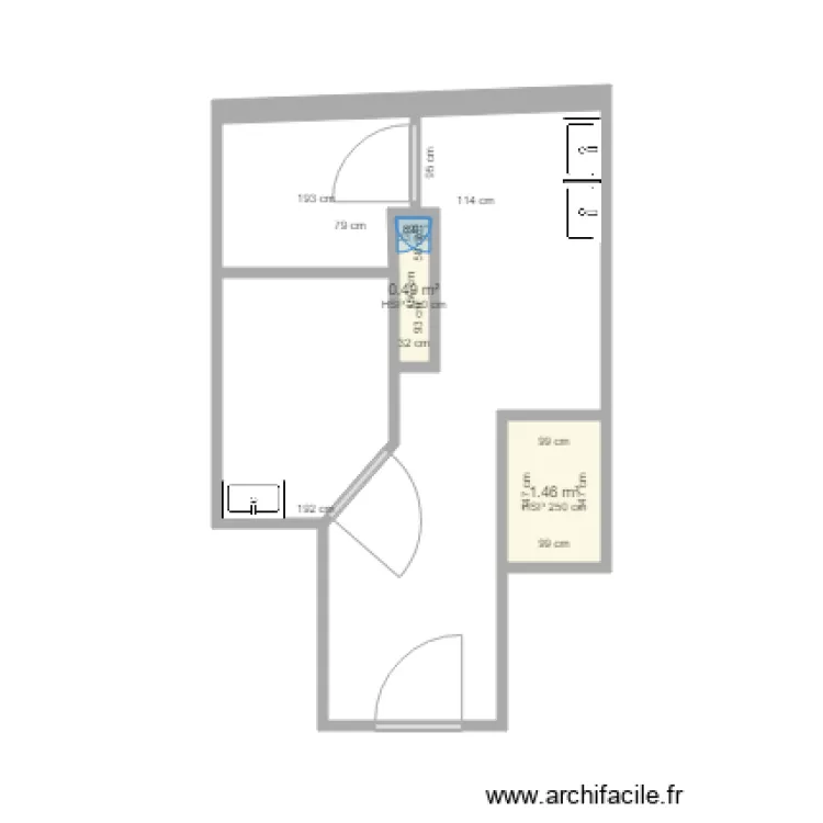 Toilettes Le Charcot ERP2. Plan de Toilettes Le Charcot ERP2. Plan de