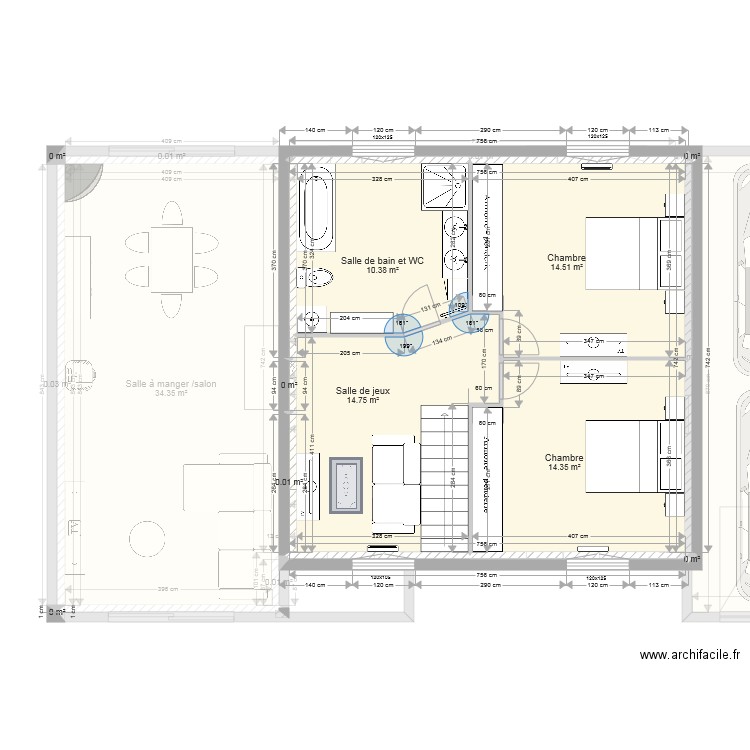 nouveau etage. Plan de 0 pièce et 0 m2