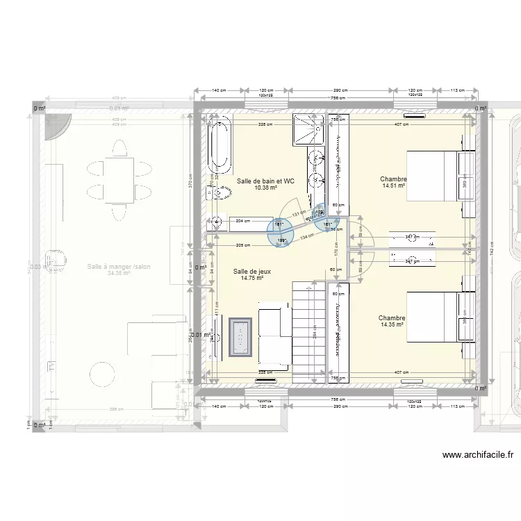 nouveau etage. Plan de 