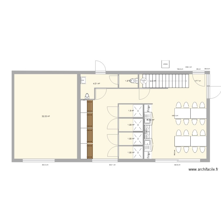 mvo 21. Plan de 9 pièces et 95 m2