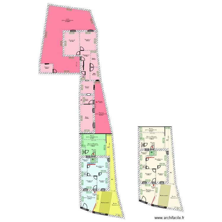 86 CHEMIN DE LA LOUBIERE RDC LOT 1 ET 2. Plan de 0 pièce et 0 m2