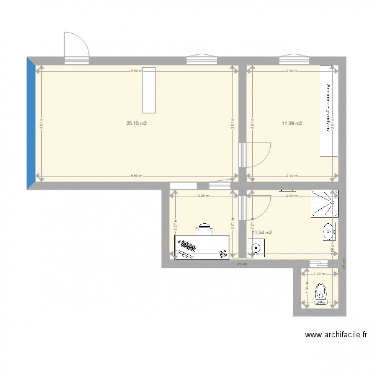 Samia plan modifié 1. Plan de 0 pièce et 0 m2