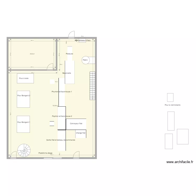 La semeuse int&eacute;grant ligne SA. Plan de 