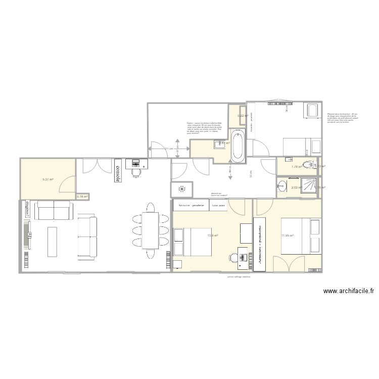 mini suite parentale nouveau 2. Plan de 0 pièce et 0 m2