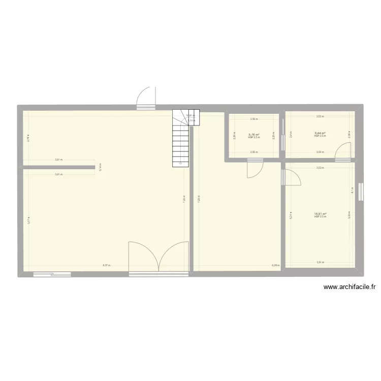 plan grange etage v1. Plan de 