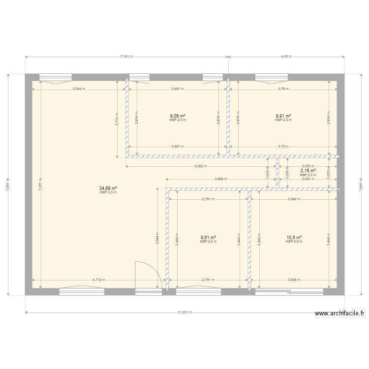 GOLETTO MAISON 4 PIECES V1. Plan de 0 pièce et 0 m2