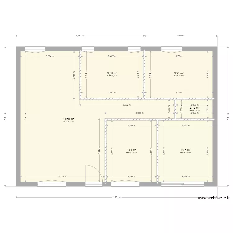 GOLETTO MAISON 4 PIECES V1. Plan de GOLETTO MAISON 4 PIECES V1. Plan de