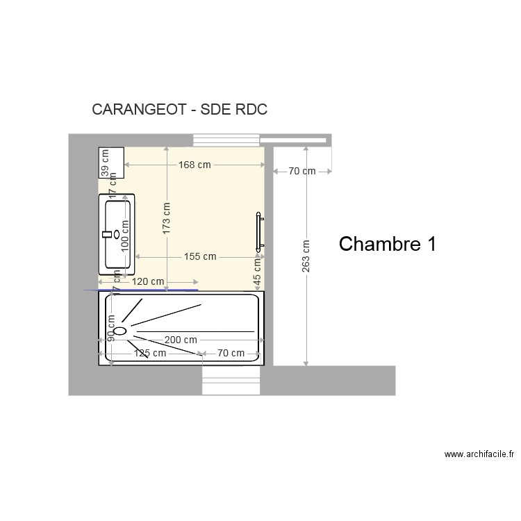 SDE RDC. Plan de 0 pièce et 0 m2