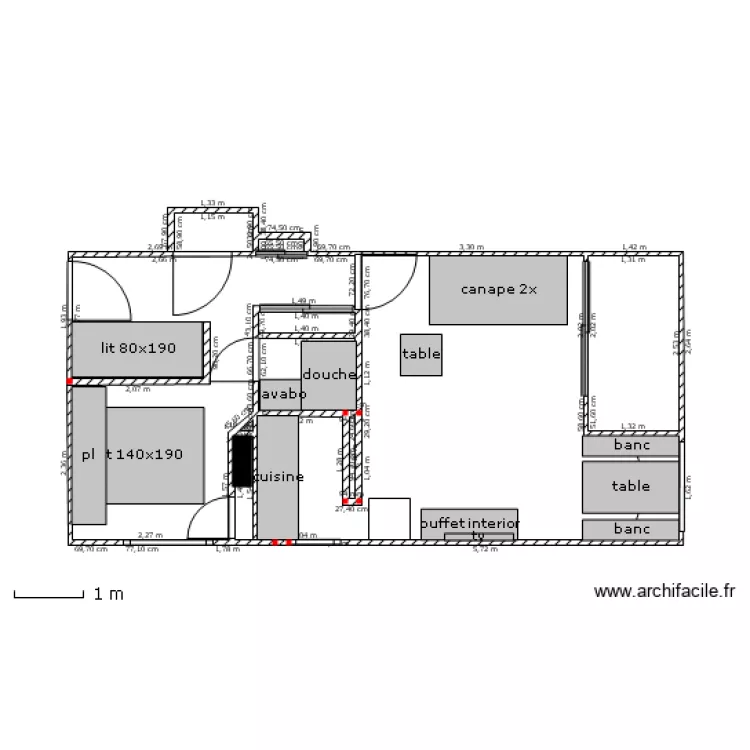 Appartement Projet. Plan de Appartement Projet. Plan de