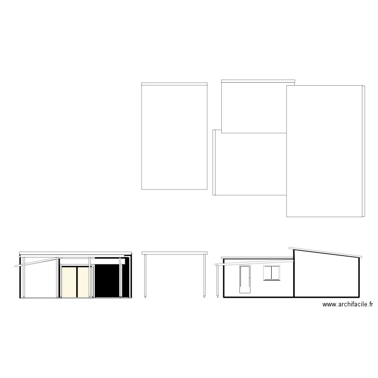 Garage et carport 2. Plan de 0 pièce et 0 m2