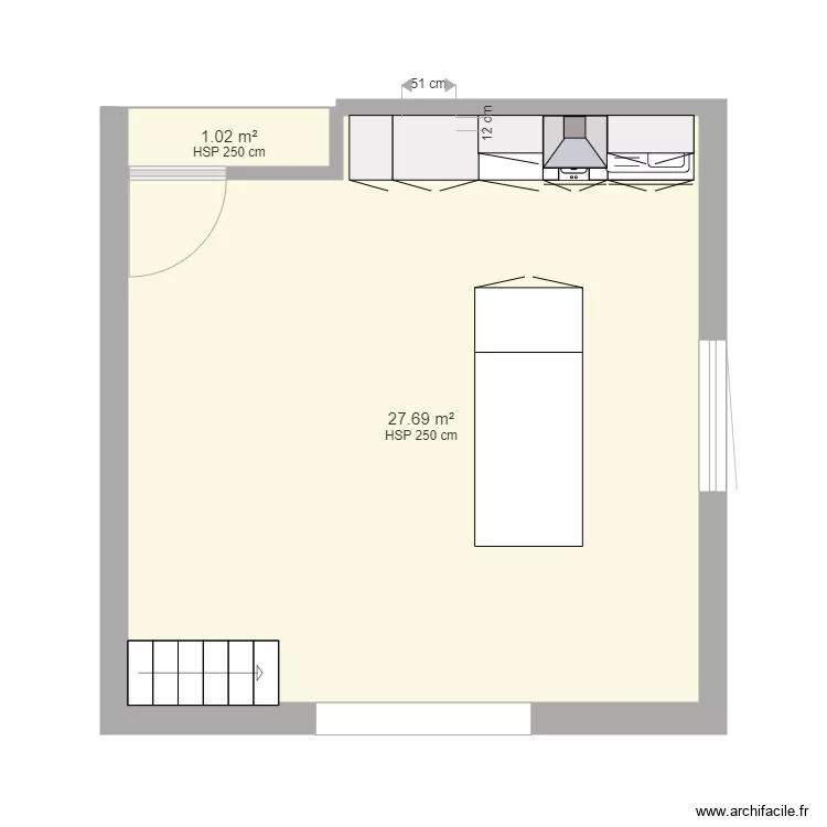 Grange piece principal. Plan de Grange piece principal. Plan de
