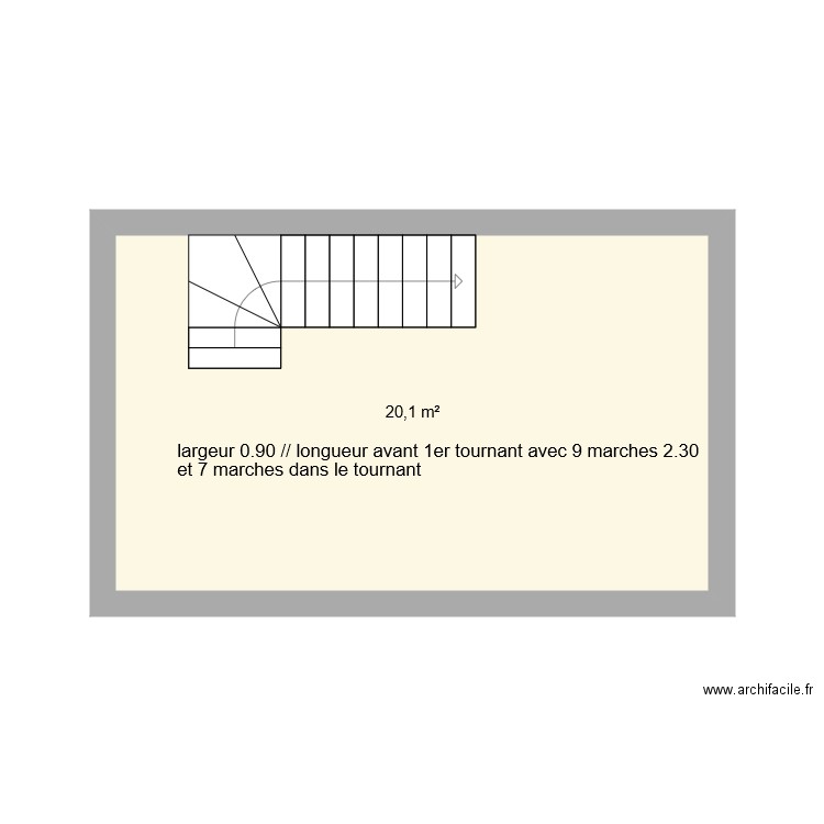 Escalier. Plan de 0 pièce et 0 m2