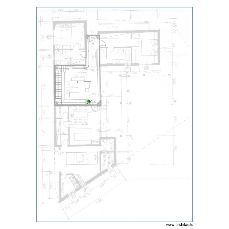 èèè. Plan de 0 pièce et 0 m2