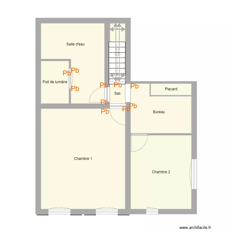 Croquis BEAUSSET Etage. Plan de 