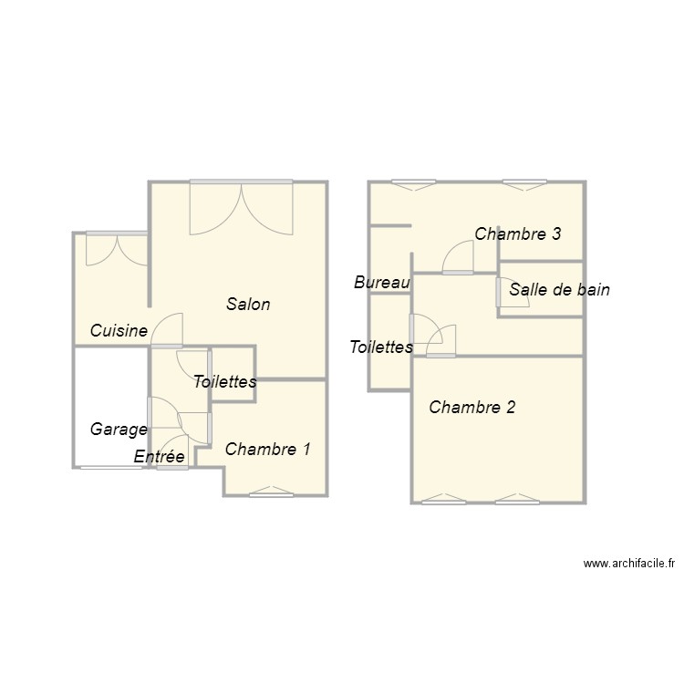 Croquis DELICQUE. Plan de 0 pièce et 0 m2