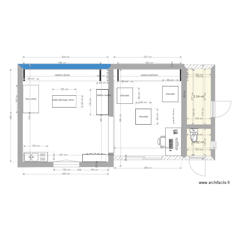 ATELIER FUS ART. Plan de 0 pièce et 0 m2