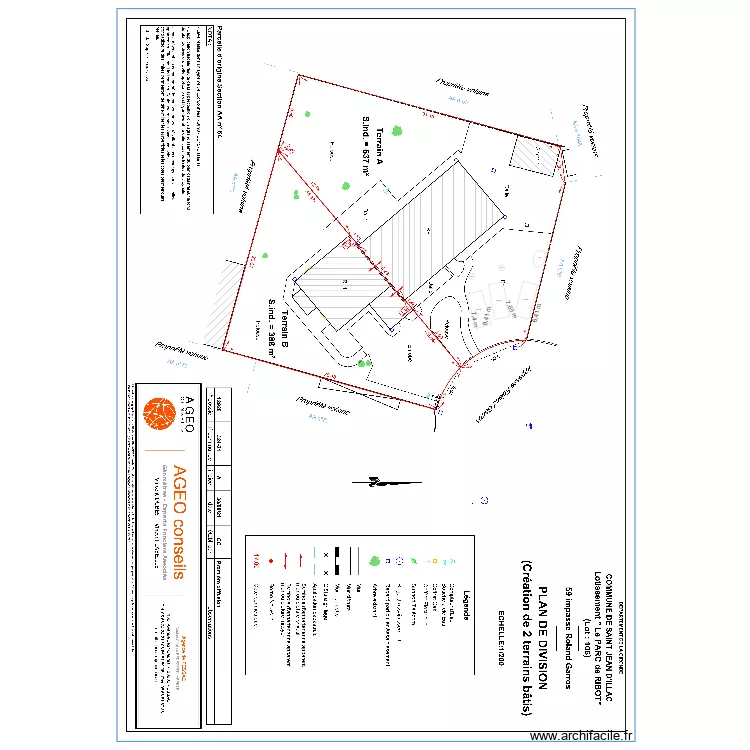 plan stationnement st jean d'illac 2. Plan de 