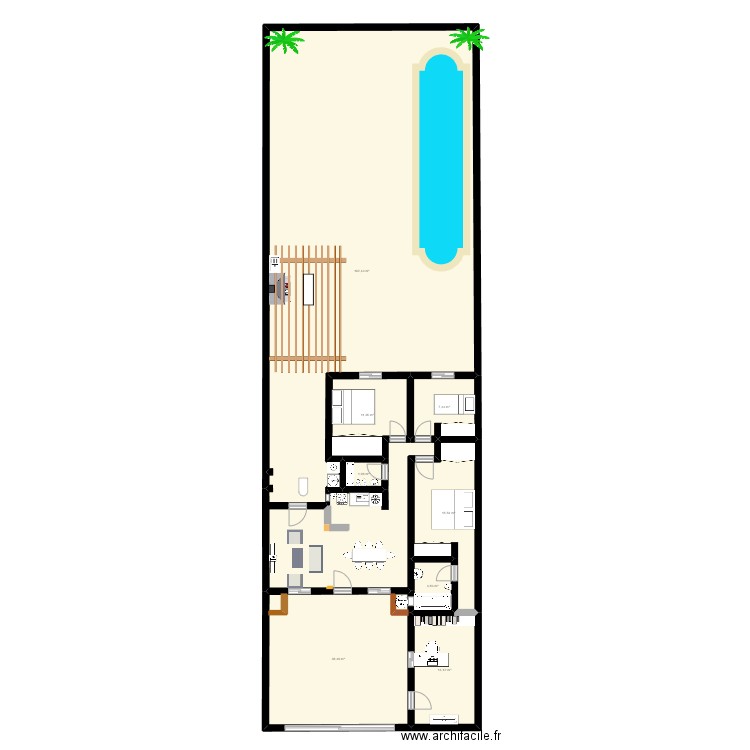 lomas1. Plan de 8 pièces et 285 m2