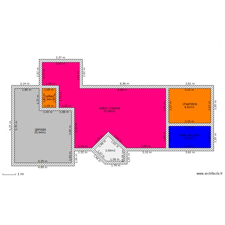 plan 2. Plan de 0 pièce et 0 m2